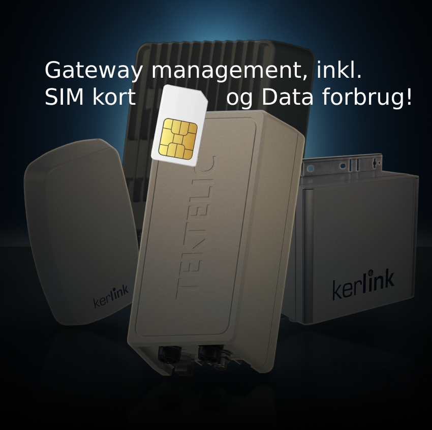 SIM kort til - Managed Lorawan Gateway