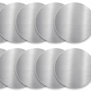 10 psc. Metal plate - Self-adhesive